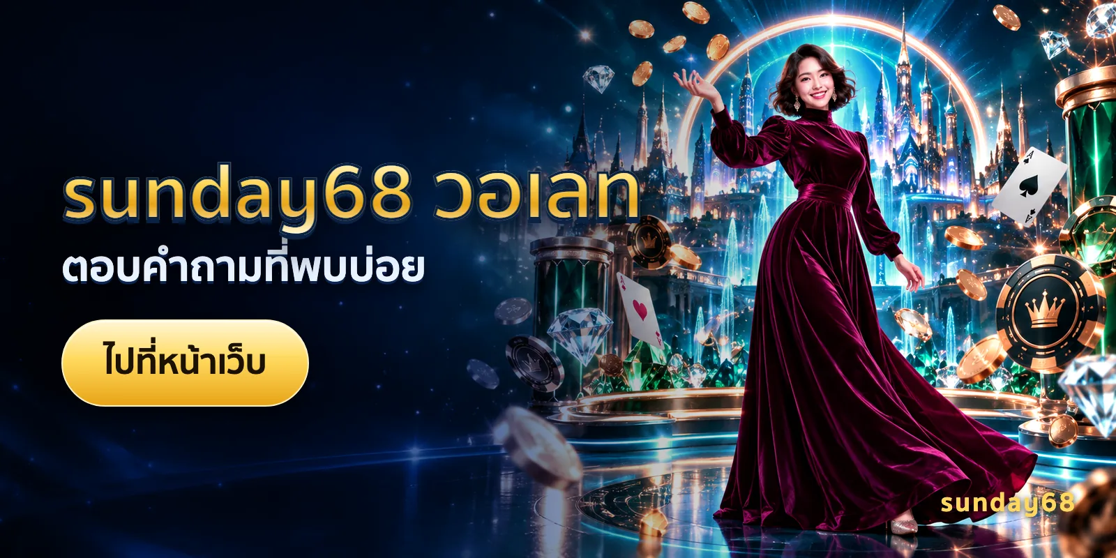 ภาพประกอบบทความ sunday68 วอเลท — ตอบคำถามที่พบบ่อย